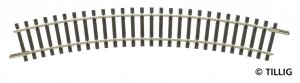 Tillig Gebogenes Gleisstück R01 - R267 TT