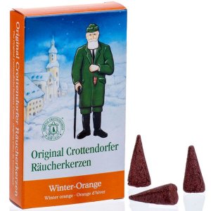 Crottendorfer Räucherkerzen - Winter-Orange 24er