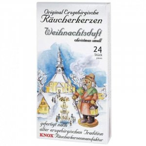 Knox Erzgebirgischer Weihnachsduft-Räucherkerzen 24er