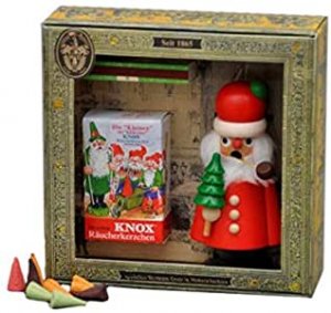 Knox Räuchermann in Geschenkverpackung Weihnachtsmann