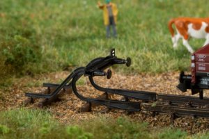 Auhagen Prellbock geschwungen N