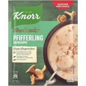 KNORR Feinschmecker Pfifferlingcreme Suppe mit Frühlingskräutern 56g
