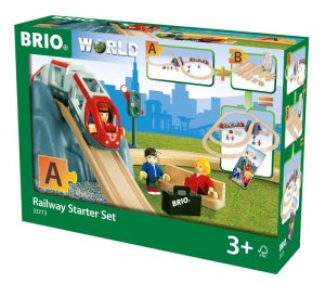 BRIO 63377300 Eisenbahn Starter Set A
