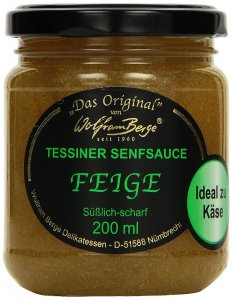 Wolfram Berge Original Tessiner Grüne Feigen Senfsauce 200ml