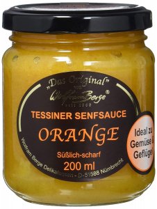 Wolfram Berge Original Tessiner Orangen Senfsauce 200ml