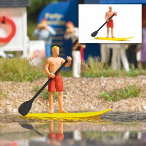 Busch Action Set: Stand Up Paddling H0