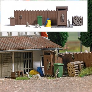 Busch Action Set: Waschbären H0