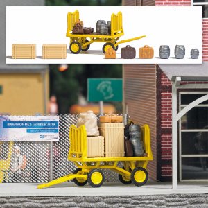 Busch Postkarren mit Zubehör H0