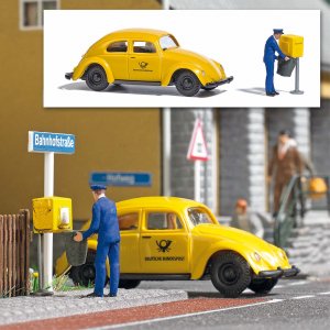 Busch Action Set: Briefkastenleerung H0