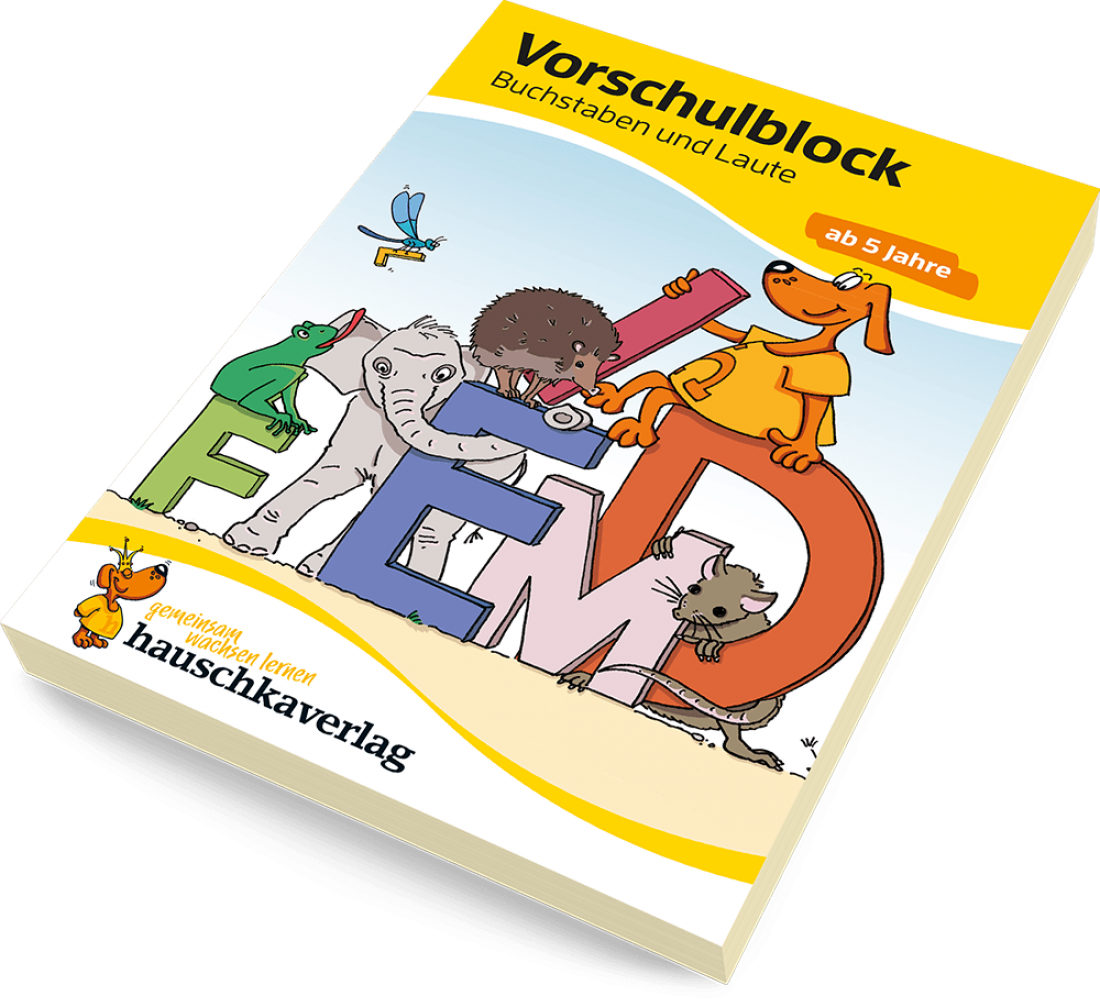 Hauschkaverlag Vorschulblock Buchstaben und Laute 