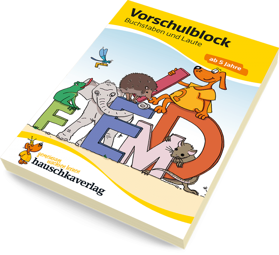 Hauschkaverlag Vorschulblock Buchstaben und Laute