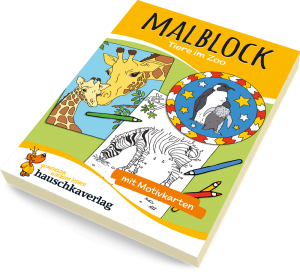 Hauschkaverlag Malblock Tiere im Zoo