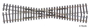 Tillig 85261 Kreuzung H0 links/H0e rechts, Länge 232 mm