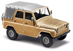 Busch 52160 - UAZ 469 mit Dach, beige