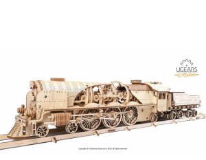 V-Express Lokomotive UGEARS Baukasten Holz 3D 538 tlg. Siva SI-70058