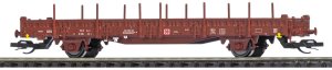 Busch 31503 - Flachwagen mit Rungen Ks 446, DBAG, Ep.V